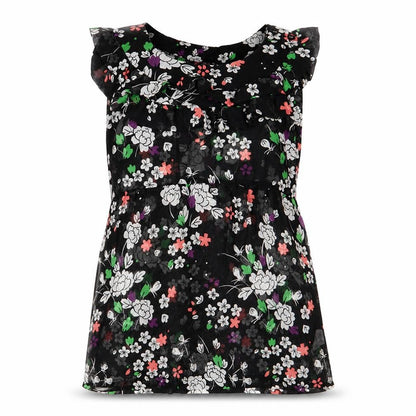 Womens UK Size 12 Topshop Black Basic Blouse