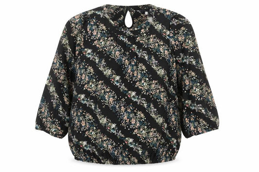 Womens UK Size 10 Crew Clothing Black Basic Blouse