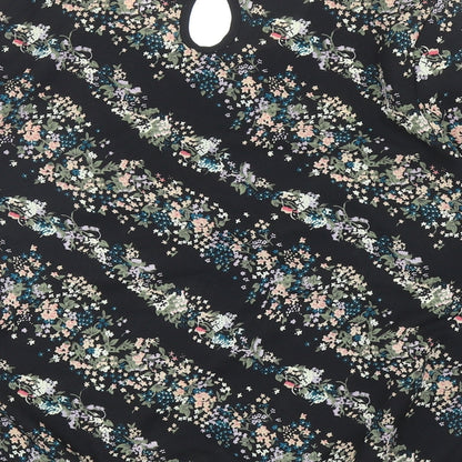 Womens UK Size 10 Crew Clothing Black Basic Blouse