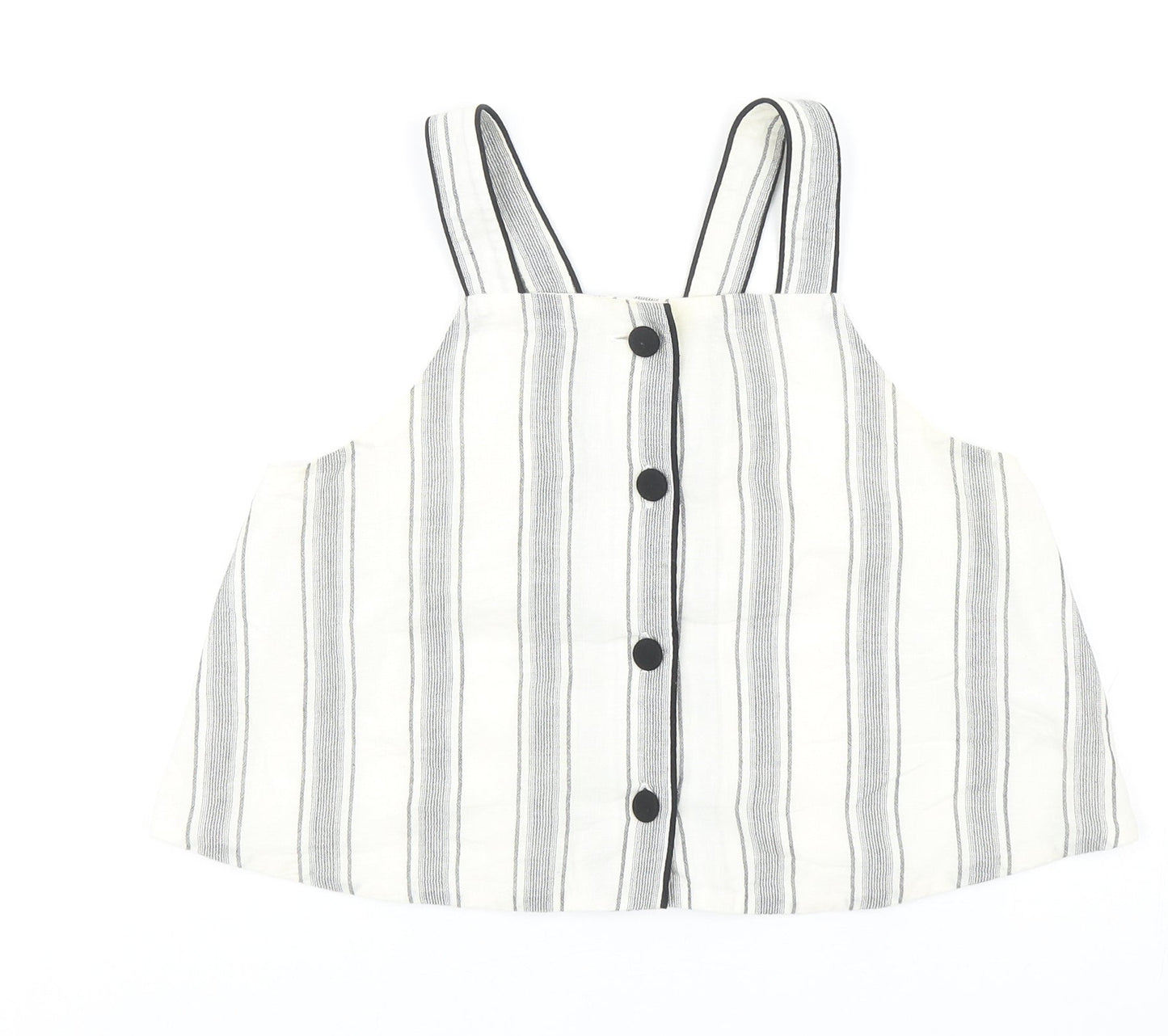 Womens UK Size 6 Topshop Ivory Basic Tank