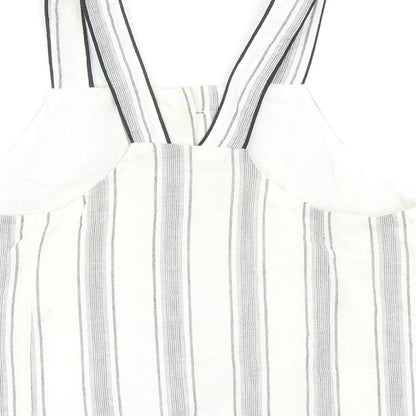 Womens UK Size 6 Topshop Ivory Basic Tank