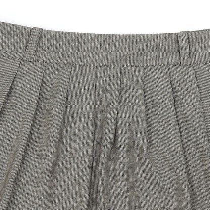 Iora Womens Brown Polyester Mini Skirt Size L Zip