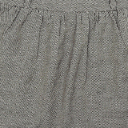 Iora Womens Brown Polyester Mini Skirt Size L Zip