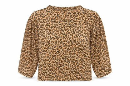 Womens UK Size S Zara Brown Basic Blouse