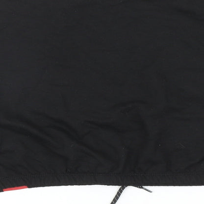 Primark Girls Black Geometric Cotton Pullover Sweatshirt Size 12-13 Years Drawstring