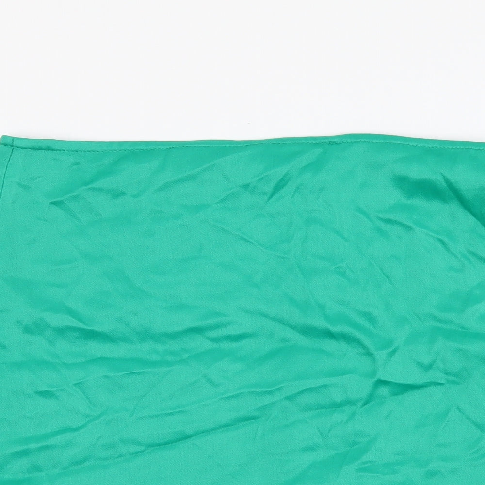 Womens UK Size M Zara Mini Satin Skirt