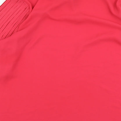 Womens UK Size 16 Soon Pink Basic Blouse