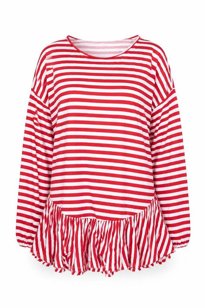 Womens UK Size 12 ASOS Red Tunic T-Shirt