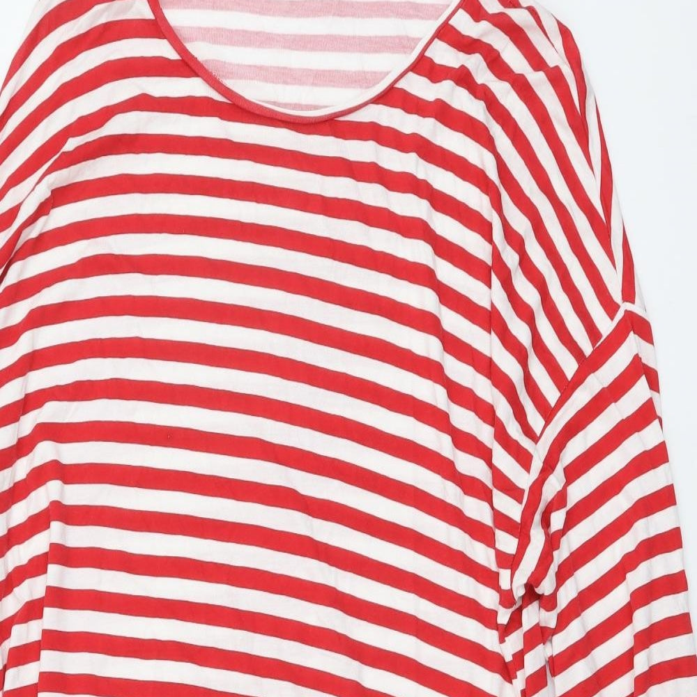 Womens UK Size 12 ASOS Red Tunic T-Shirt