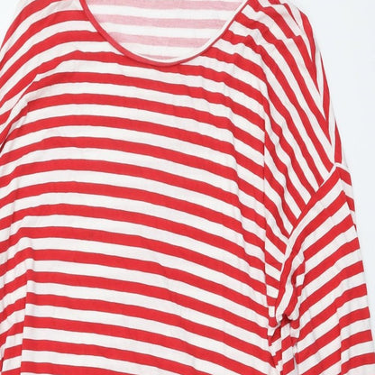 Womens UK Size 12 ASOS Red Tunic T-Shirt