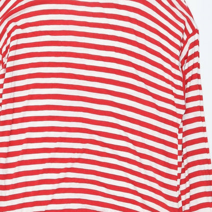 Womens UK Size 12 ASOS Red Tunic T-Shirt