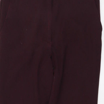 Womens UK Size L H&M Regular Fit  Purple Trousers