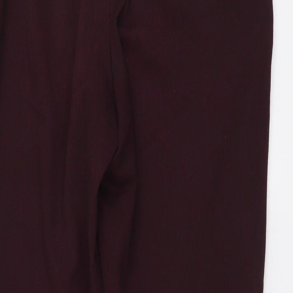 Womens UK Size L H&M Regular Fit  Purple Trousers