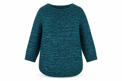 Womens UK Size S Bonmarché Blue Pullover Jumper