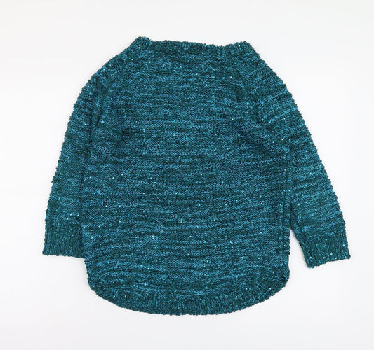 Womens UK Size S Bonmarché Blue Pullover Jumper