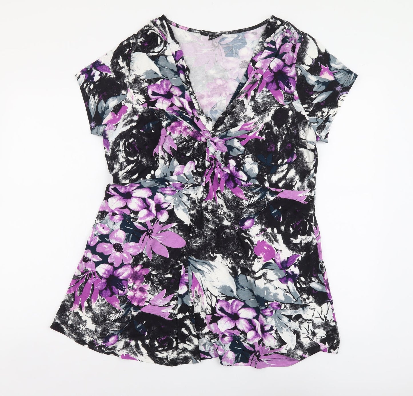 Womens UK Size L Body Flirt Multicoloured Basic Blouse