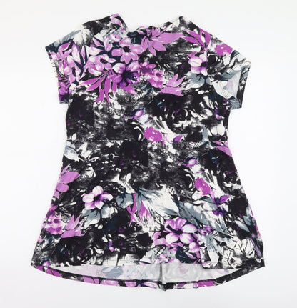Womens UK Size L Body Flirt Multicoloured Basic Blouse