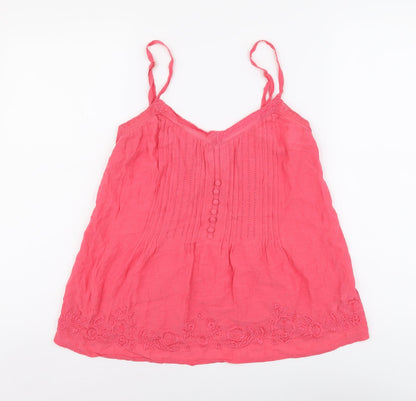 Womens UK Size 10 Monsoon Pink Basic Tank