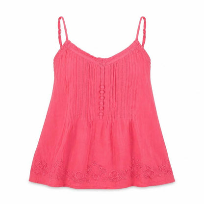 Womens UK Size 10 Monsoon Pink Basic Tank