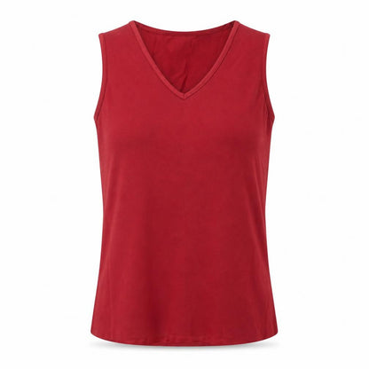 Womens UK Size 10 BHS Red Basic Tank