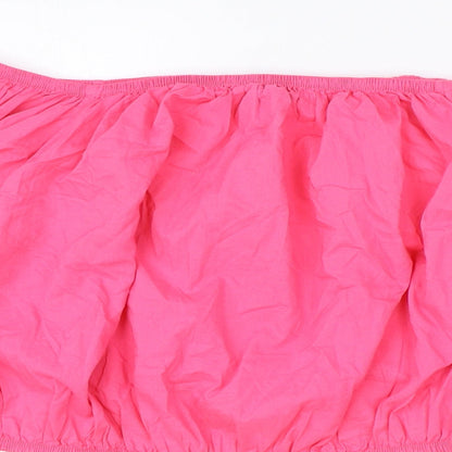 Womens UK Size 14 Marks and Spencer Pink Cropped Tank
