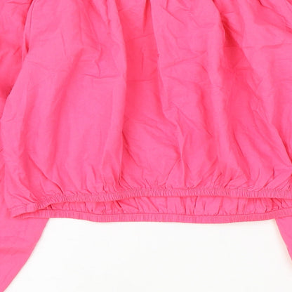 Womens UK Size 14 Marks and Spencer Pink Cropped Tank
