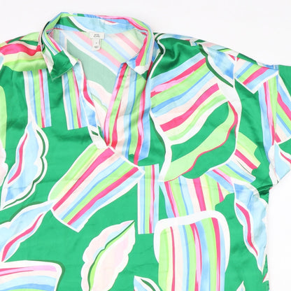 Womens UK Size M River Island Multicoloured Basic Blouse