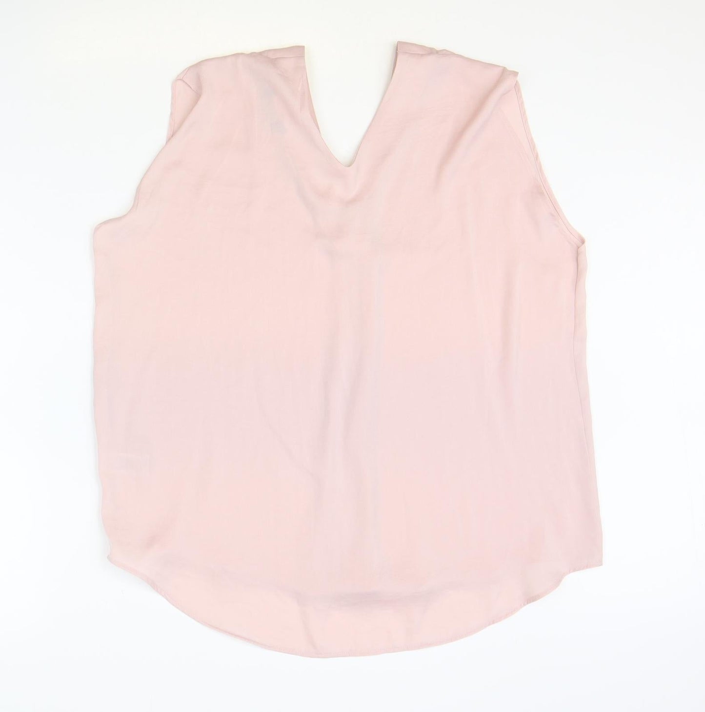 Womens UK Size 18 Marks and Spencer Pink Basic Tank