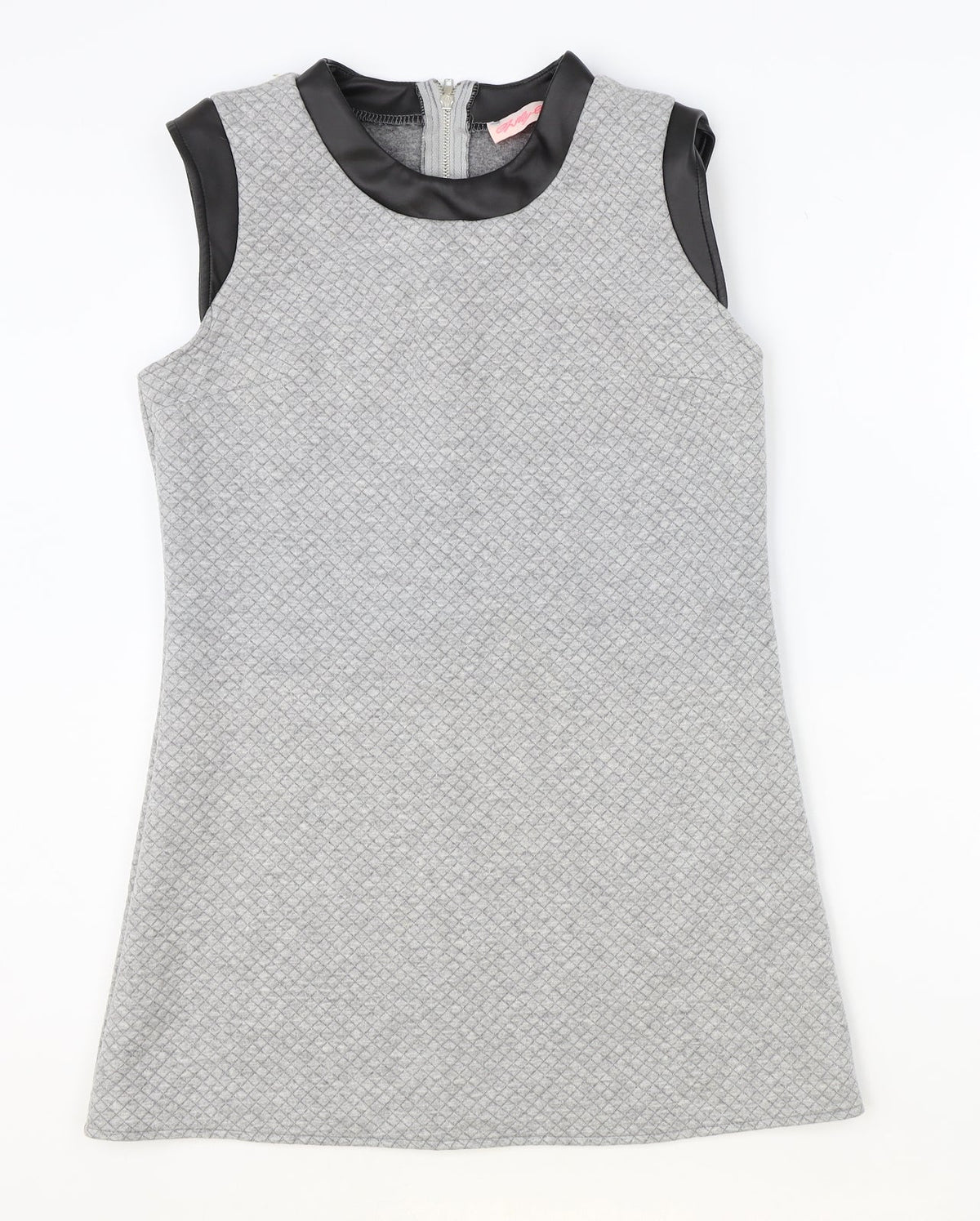 Kellylove Womens Grey Polyester Basic Tank Size S Round Neck