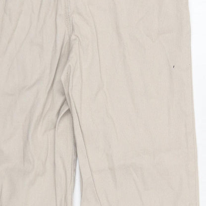 FOREVER 21 Womens Ivory Cotton Straight Jeans Size 26 in Regular Zip