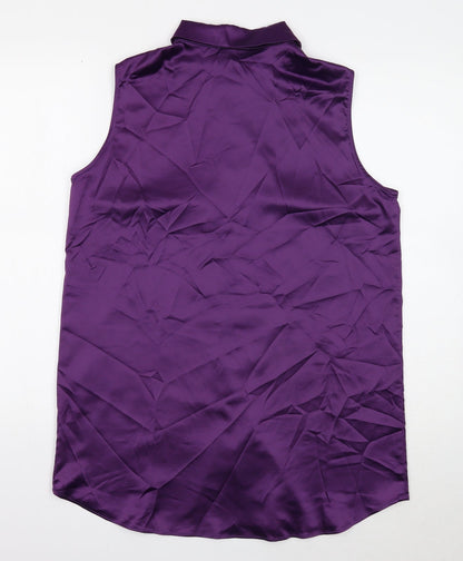 51North Womens Purple Polyester Tunic Tank Size 10 V-Neck