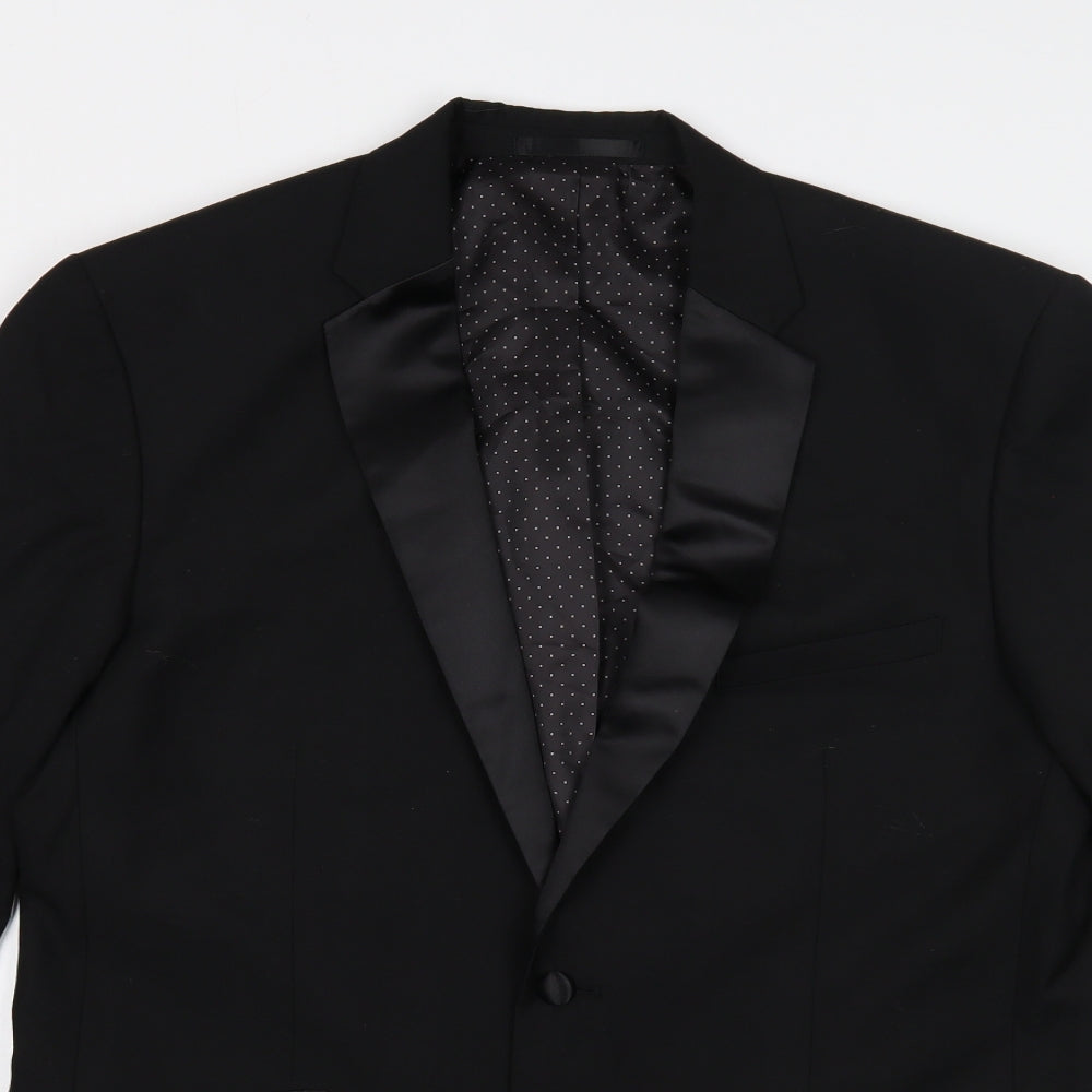 Mens UK Size 42 Taylor & Wright Regular Black Suit Jacket