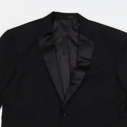 Mens UK Size 42 Taylor & Wright Regular Black Suit Jacket
