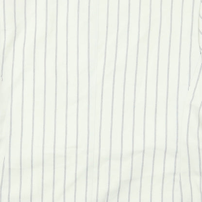 Ravens Womens Ivory Striped Jacket Size 18 Button
