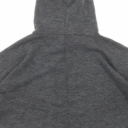Mango Womens Grey Polyester Pullover Hoodie Size M Pullover