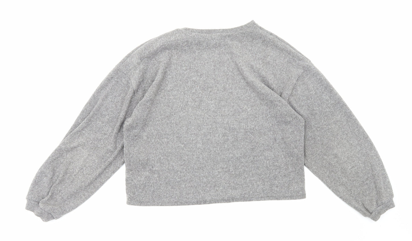 Womens UK Size M New Look Grey Pullover Jumper