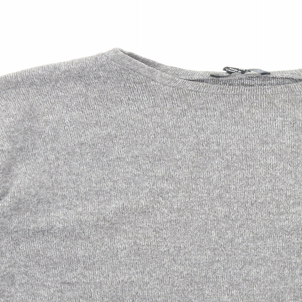 Womens UK Size M New Look Grey Pullover Jumper