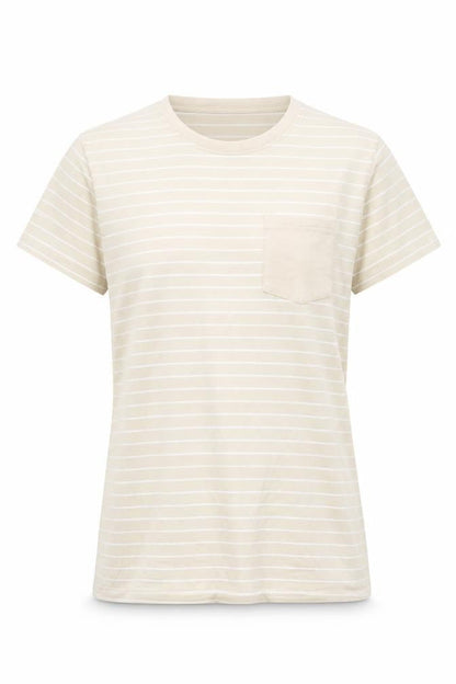 Womens UK Size XS PEP&CO Beige Basic T-Shirt