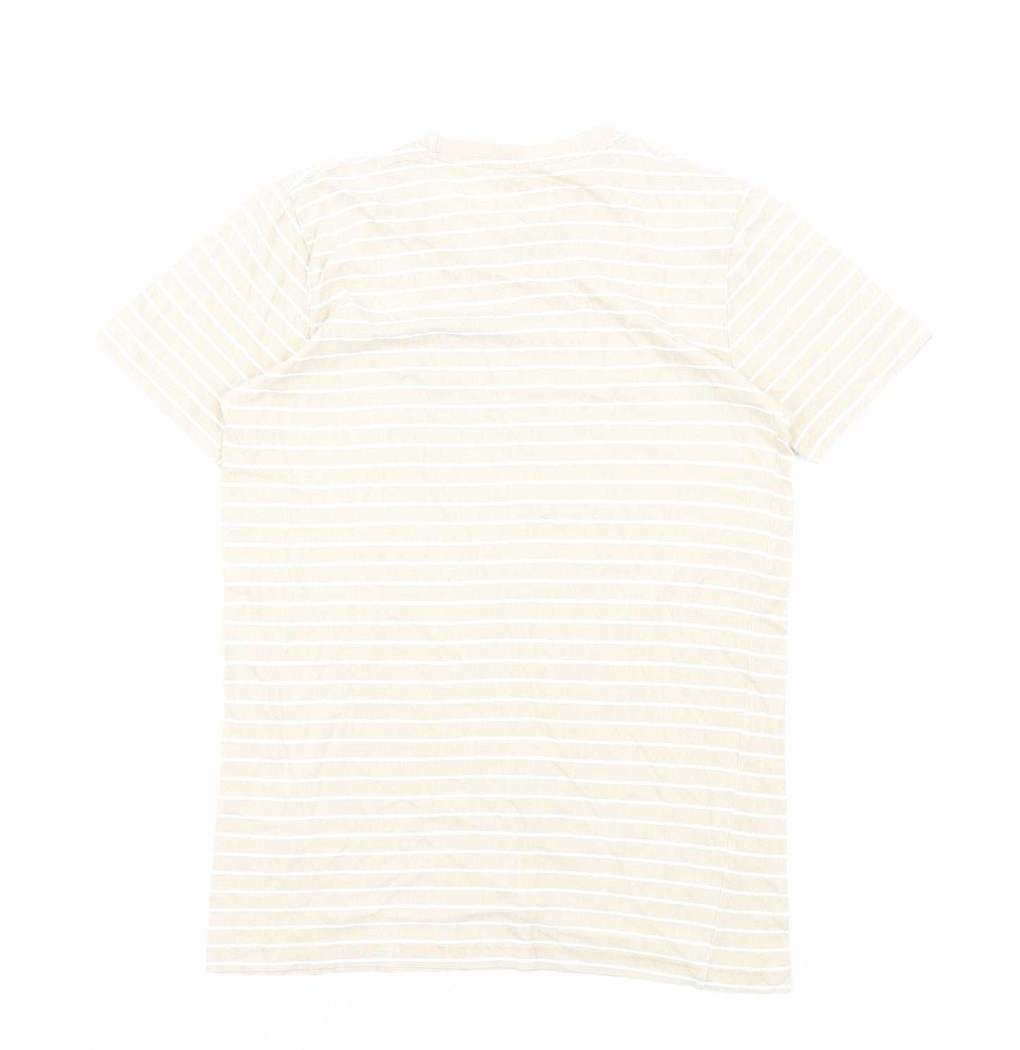Womens UK Size XS PEP&CO Beige Basic T-Shirt