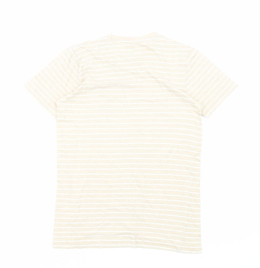 Womens UK Size XS PEP&CO Beige Basic T-Shirt