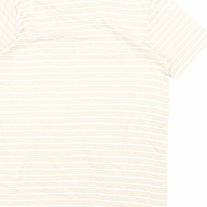 Womens UK Size XS PEP&CO Beige Basic T-Shirt