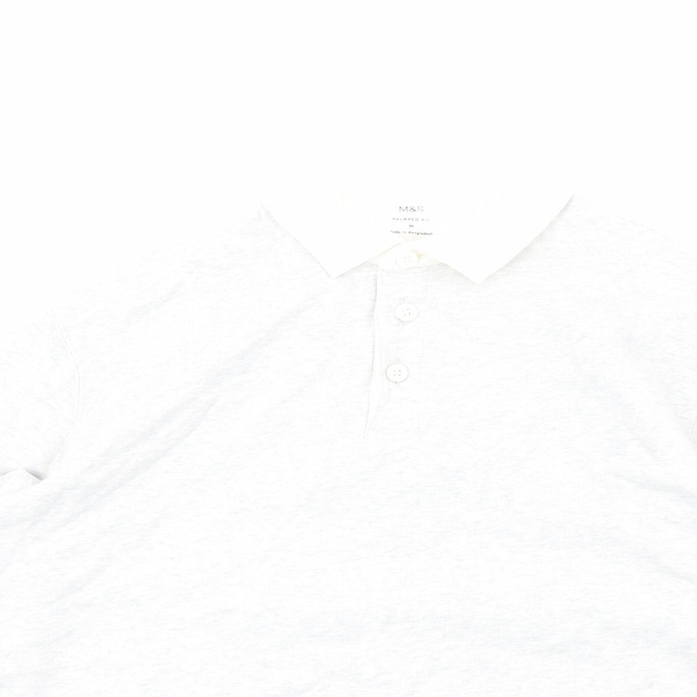 Womens UK Size M Marks and Spencer Grey Pullover Jumper