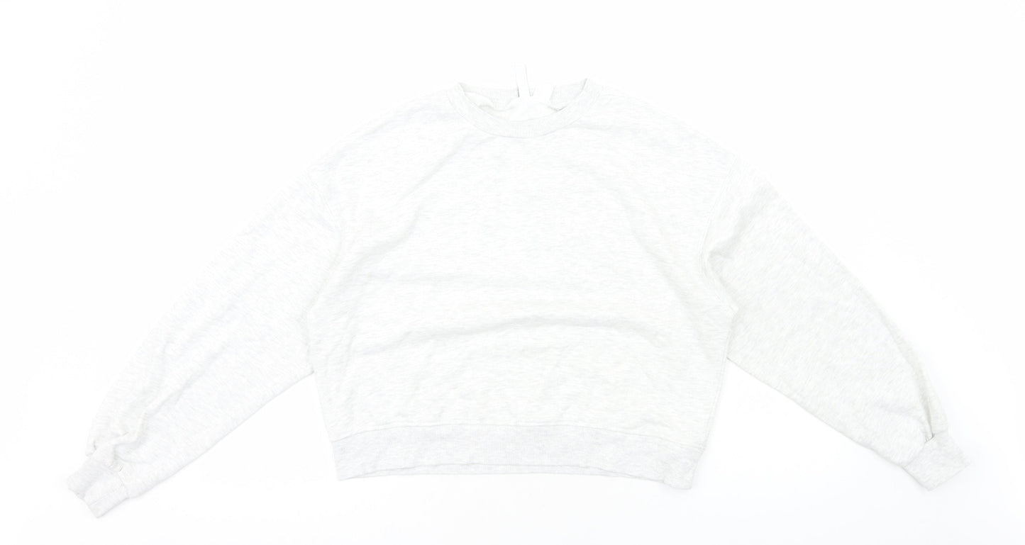 Womens UK Size M H&M Grey Pullover Sweatshirt