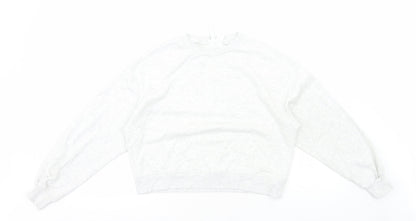 Womens UK Size M H&M Grey Pullover Sweatshirt