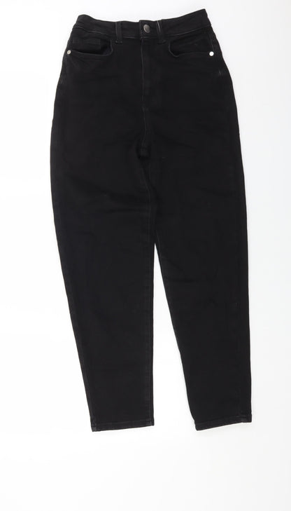 George Womens Black Cotton Skinny Jeans Size 8 L27 in Regular Button