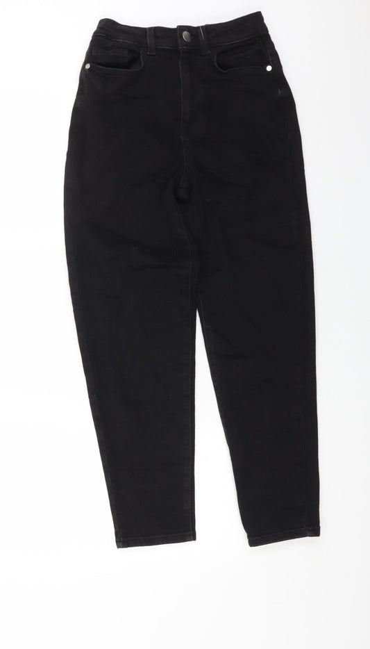 George Womens Black Cotton Skinny Jeans Size 8 L27 in Regular Button