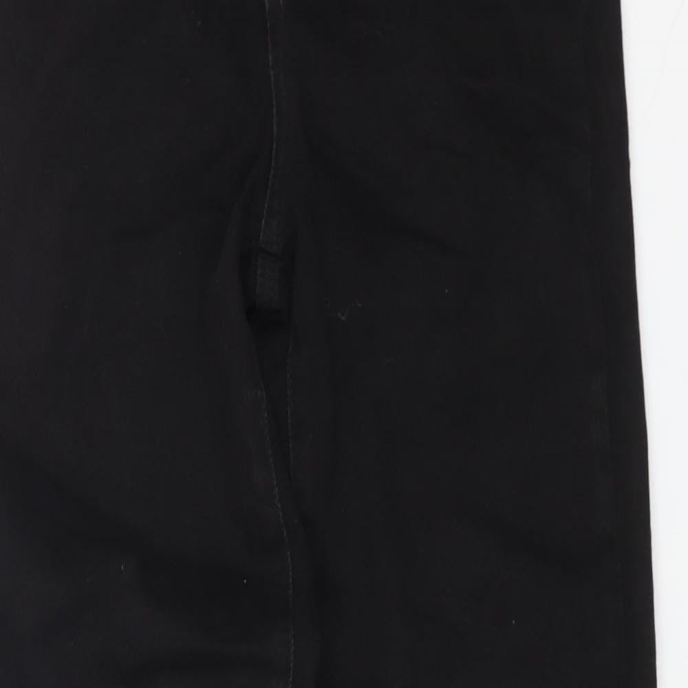 George Womens Black Cotton Skinny Jeans Size 8 L27 in Regular Button