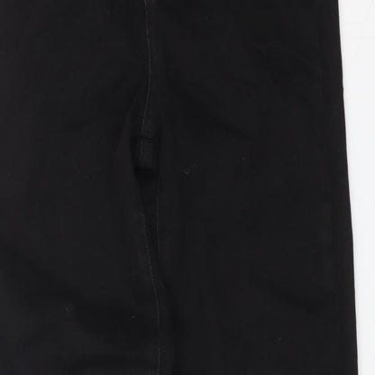 George Womens Black Cotton Skinny Jeans Size 8 L27 in Regular Button