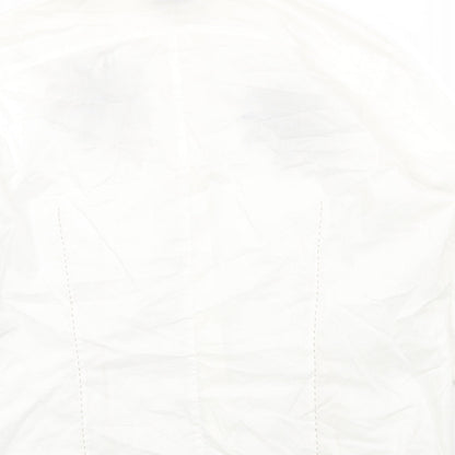 Womens UK Size 18 Gerry Weber White Basic Button-Up