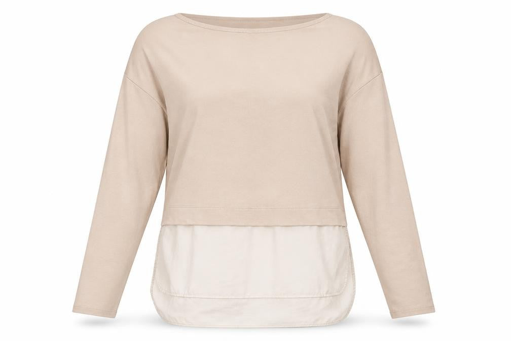 Womens UK Size S Zara Beige Basic Blouse